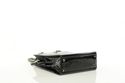 Chanel Patent Shoulder Bag Black 4 of 9