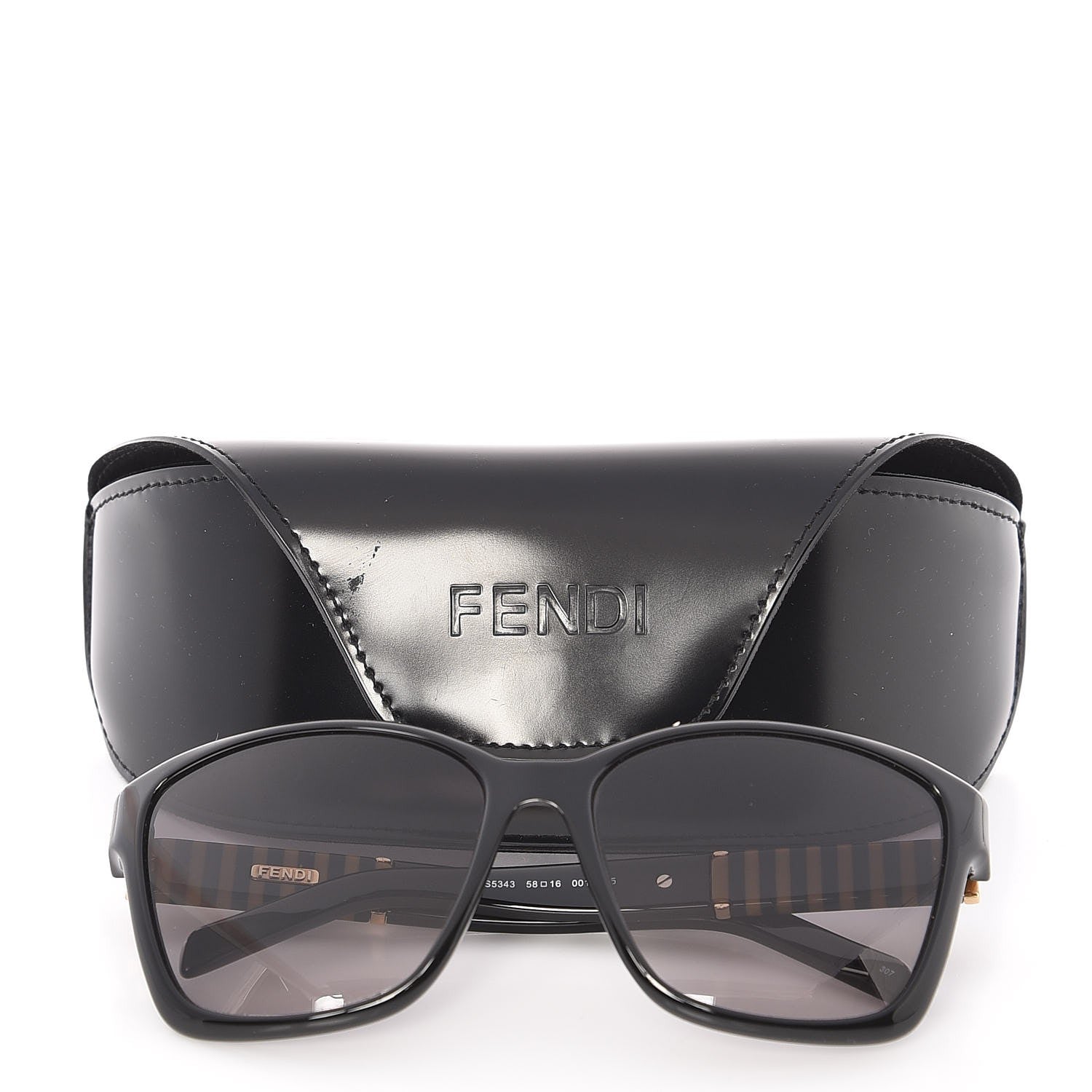 Fendi Square Sunglasses FS5343 Black 8 of 8