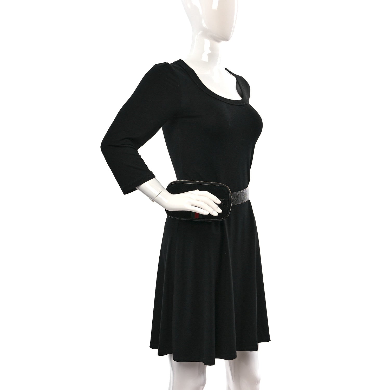 Gucci Grained Calfskin Ophidia Belted iPhone Case 80 32 80 32 Black 2 of 7