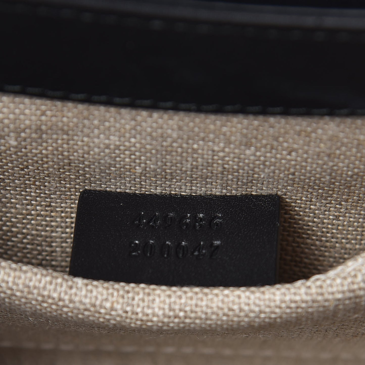 Microguccissima Mini Emily Shoulder Bag Black