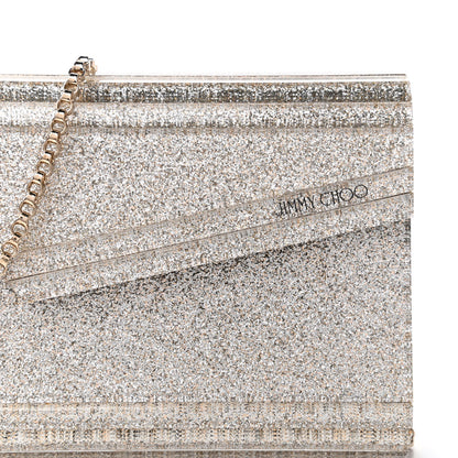 Jimmy Choo Acrylic Glitter Candy Clutch Champagne 10 of 11