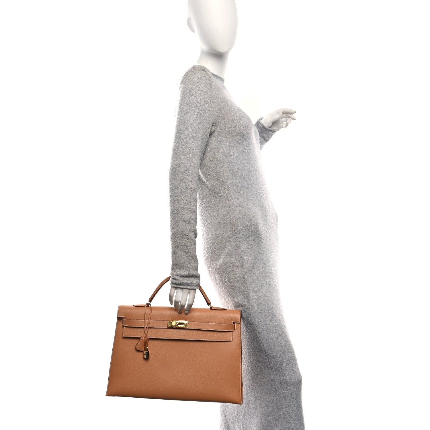 Hermes Courchevel Kelly Sellier 40 Tabac Camel 2 of 14
