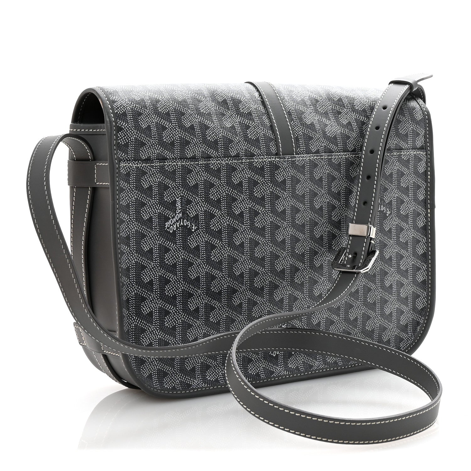 Goyard Goyardine Belvedere II MM Messenger Bag Grey 3 of 9