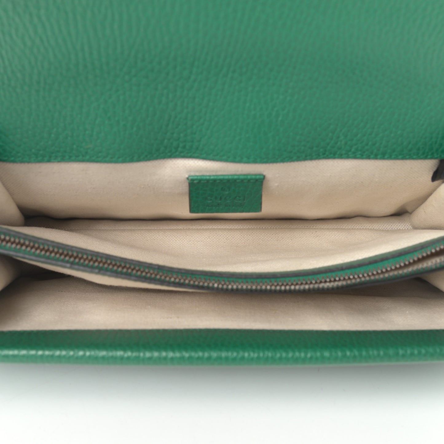 Pebbled Calfskin Small Dionysus Shoulder Bag Emerald