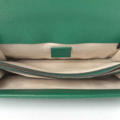 Gucci Pebbled Calfskin Small Dionysus Shoulder Bag Emerald 5 of 10