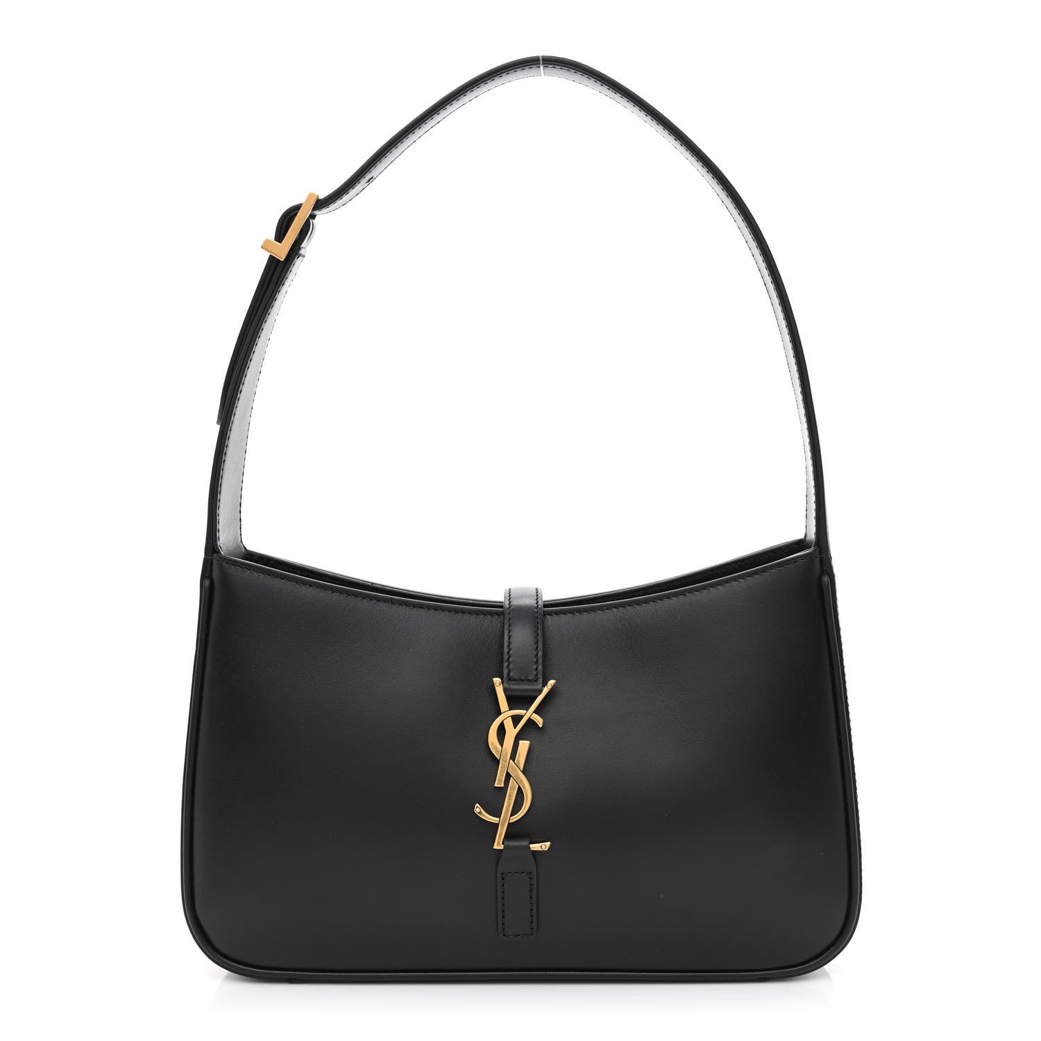 Saint Laurent Smooth Calfskin Le 5 A 7 Hobo Black 1 of 10