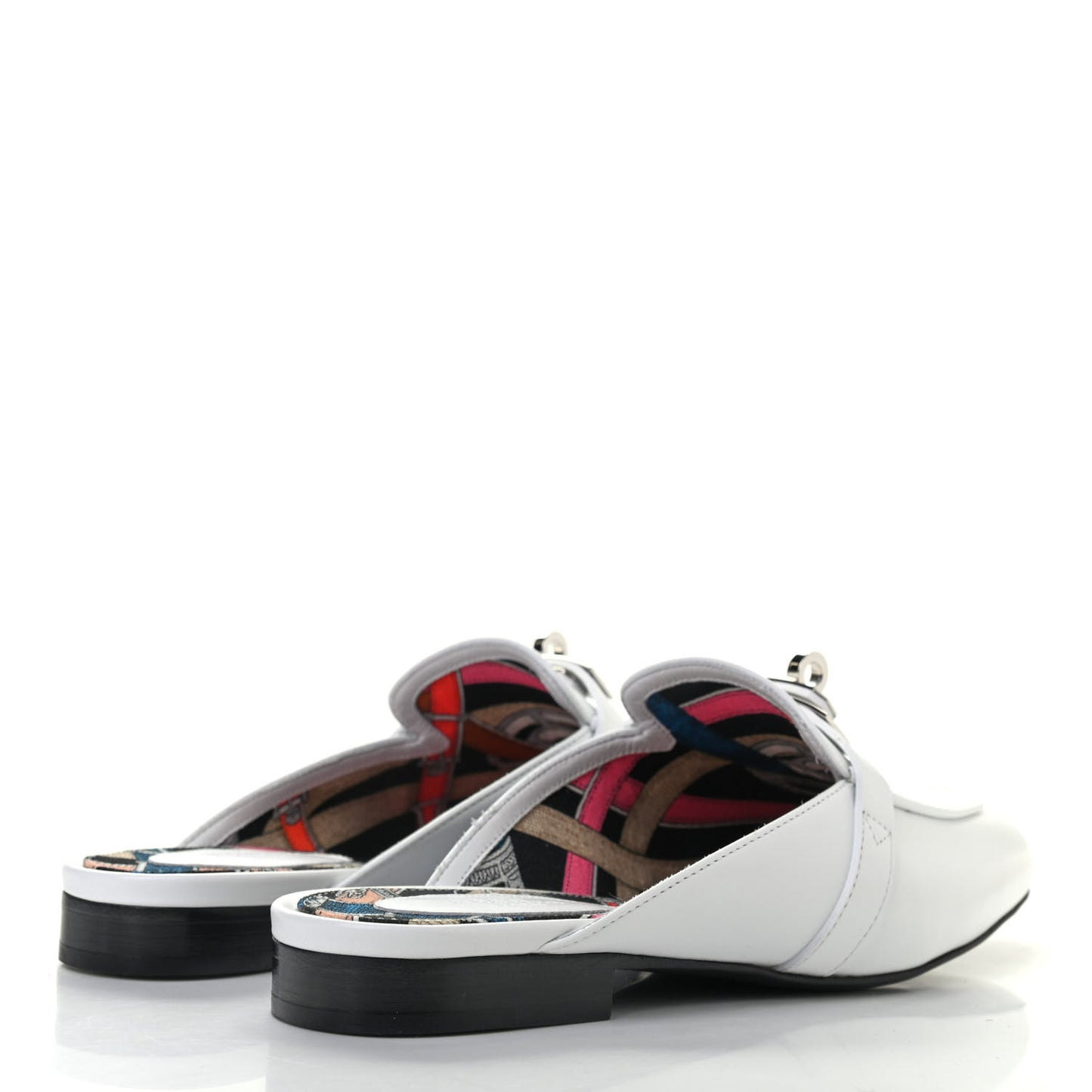 Calfskin Oz Mules 35.5 White