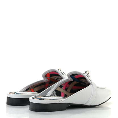 Hermes Calfskin Oz Mules 35.5 White 4 of 8