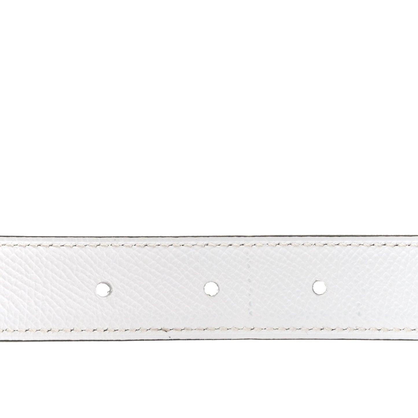 Epsom Swift 24mm Mini Constance H Belt 90 36 White Etoupe
