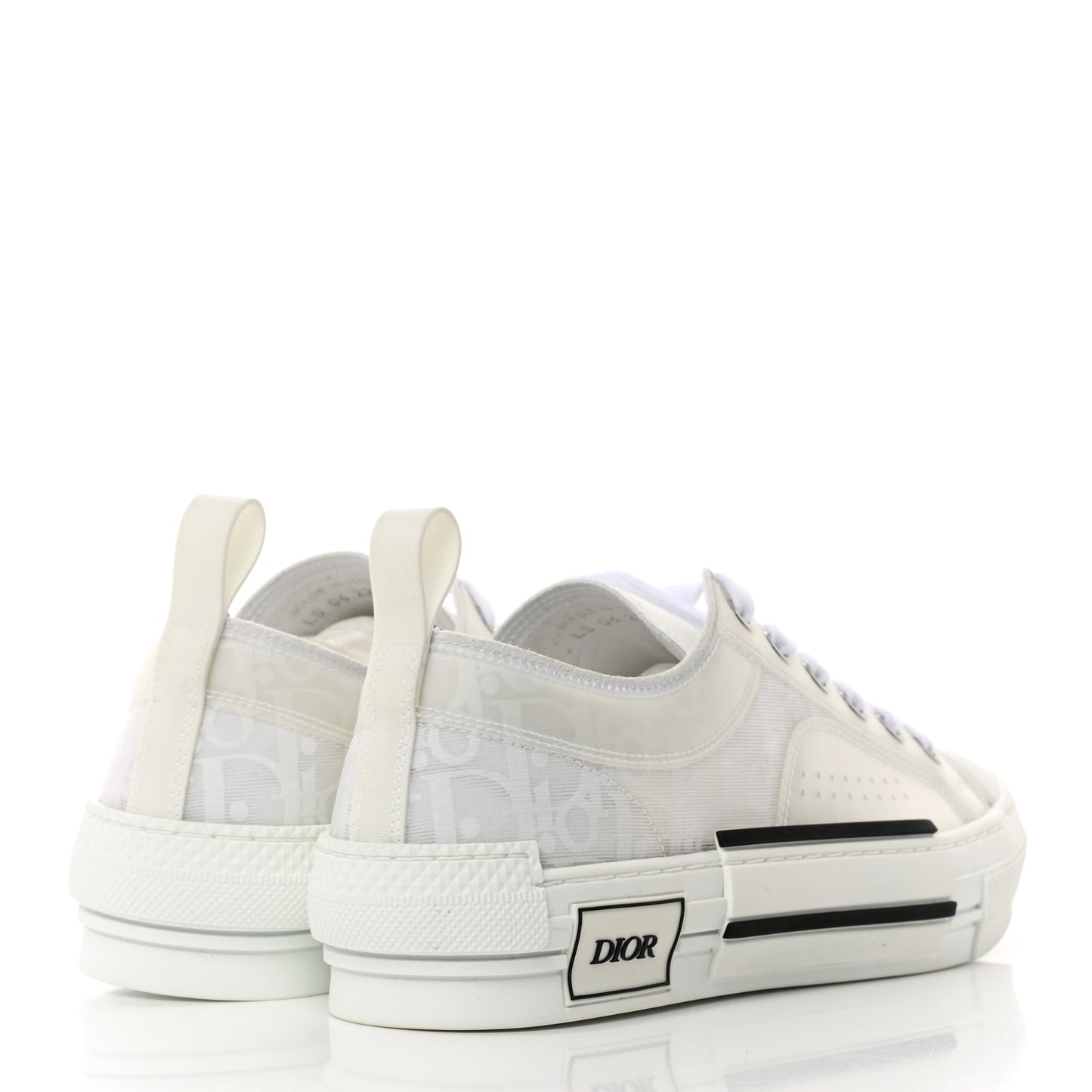 Technical Canvas Oblique Mens B23 Low Top Sneaker 37 White