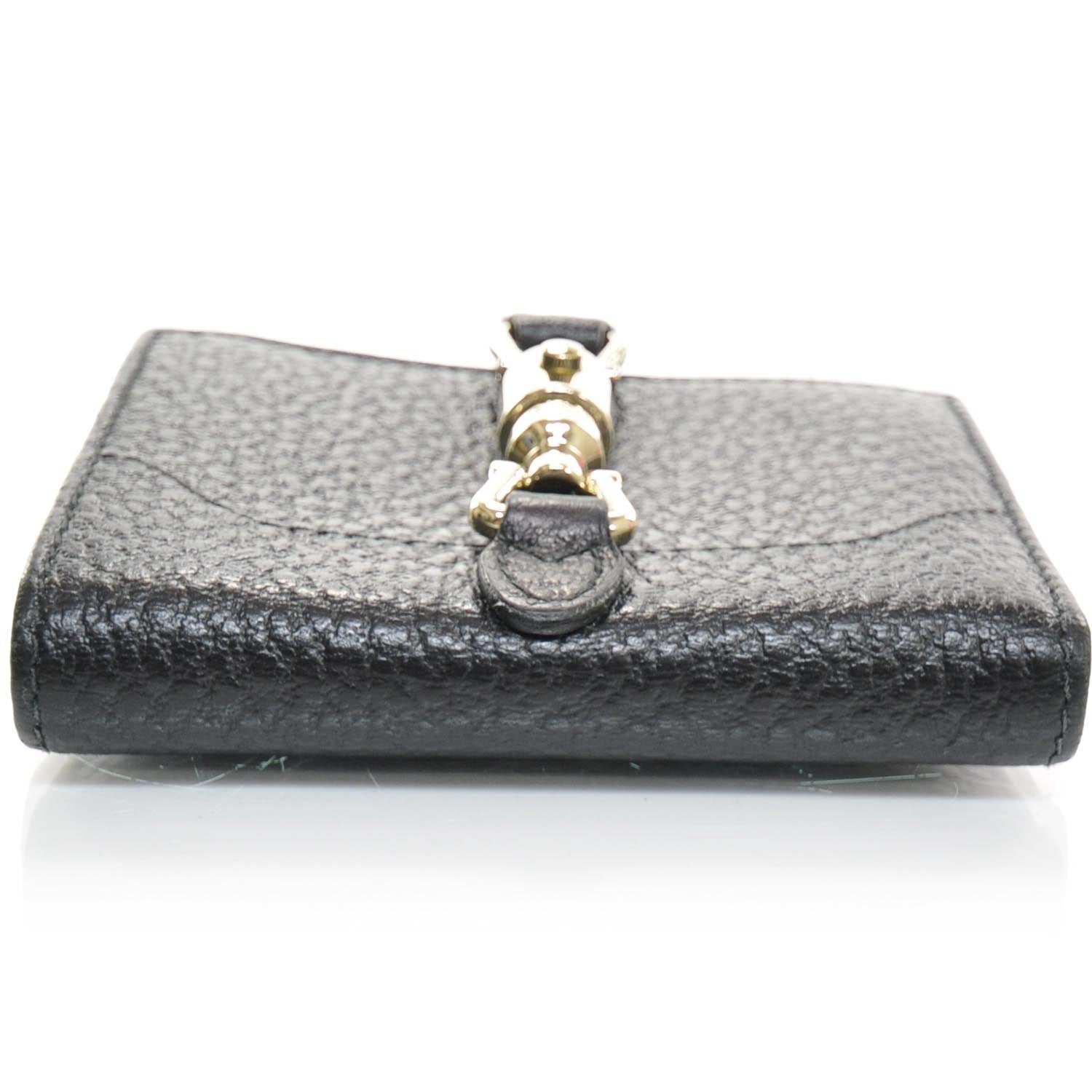 Gucci Leather Jackie French Wallet Black 4 of 8