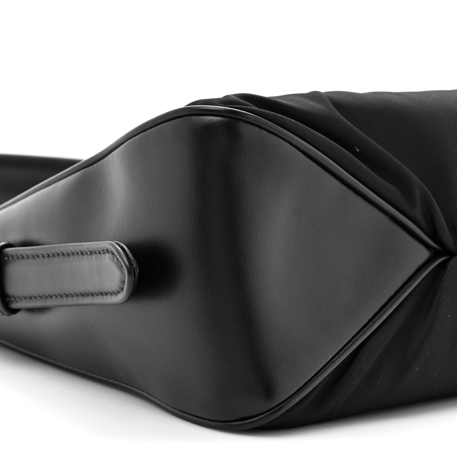 Prada Re-Nylon Vitello Large Aimee Shoulder Bag Black 9 of 9