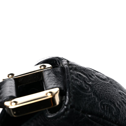 Gucci Guccissima Large New Ladies Web Hobo Black 16 of 18