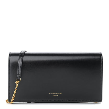 Saint Laurent Smooth Calfskin Mini Paris Bag Black 1 of 9