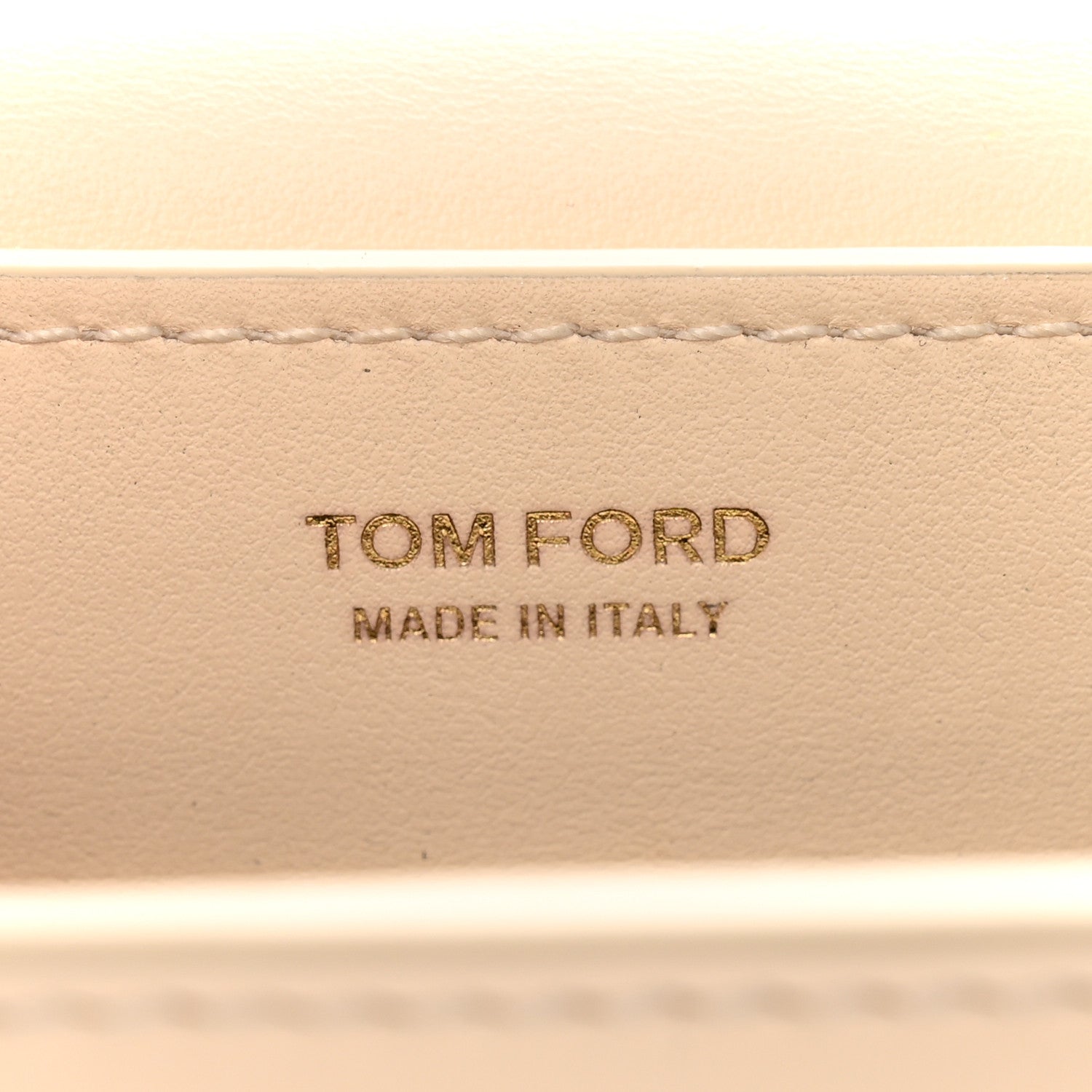 Tom Ford Calfskin Small T Clasp Chain Bag Vanilla 6 of 12