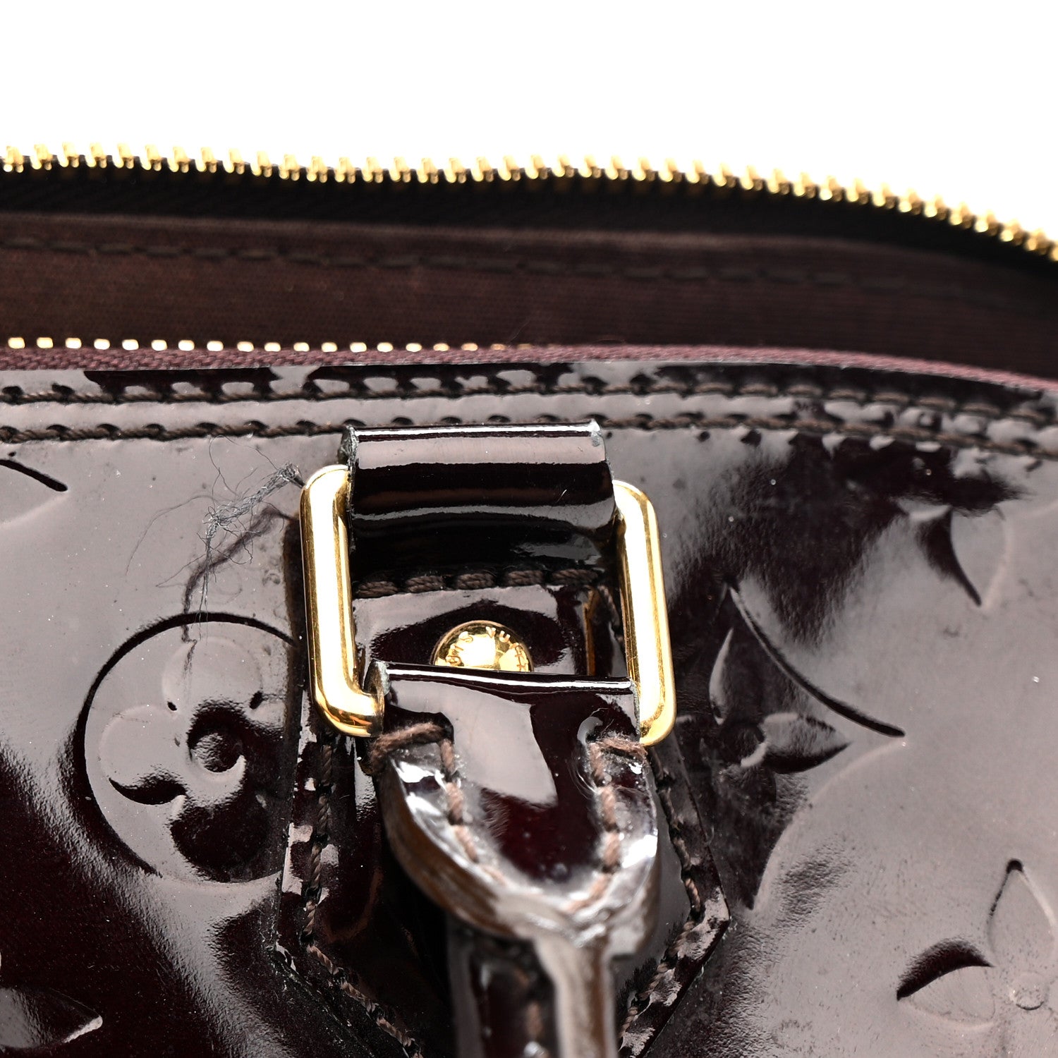 Louis Vuitton Vernis Alma GM Amarante 11 of 13