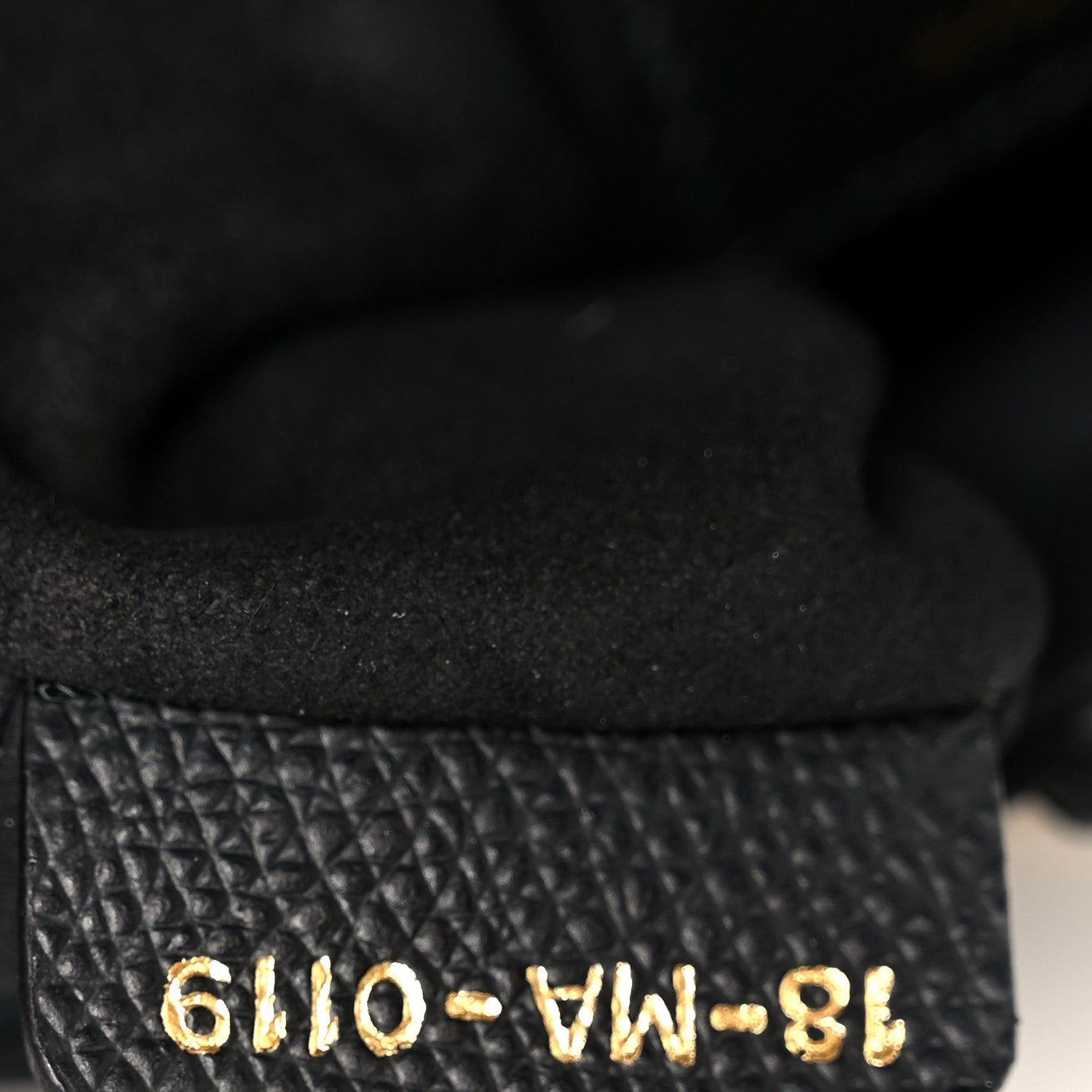 Christian Dior Grained Calfskin Mini Saddle Bag Black 7 of 11