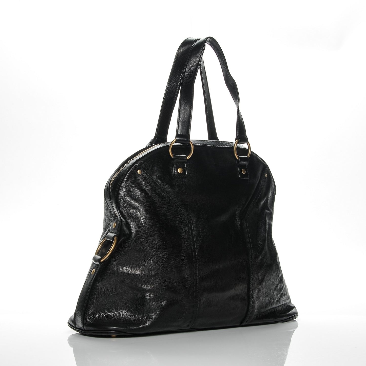 Calfskin Oversized Muse Black