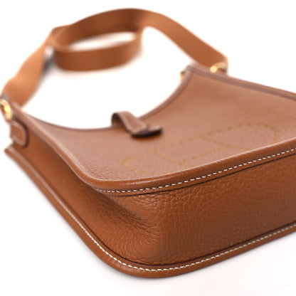 Hermes Taurillon Clemence Evelyne TPM Gold 8 of 10