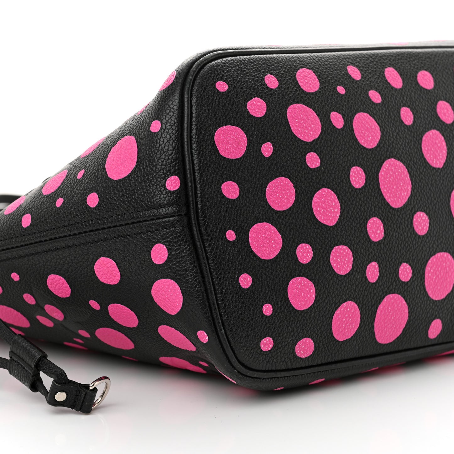 LV X YK Empreinte Infinity Dots Neverfull MM Black Fuchsia