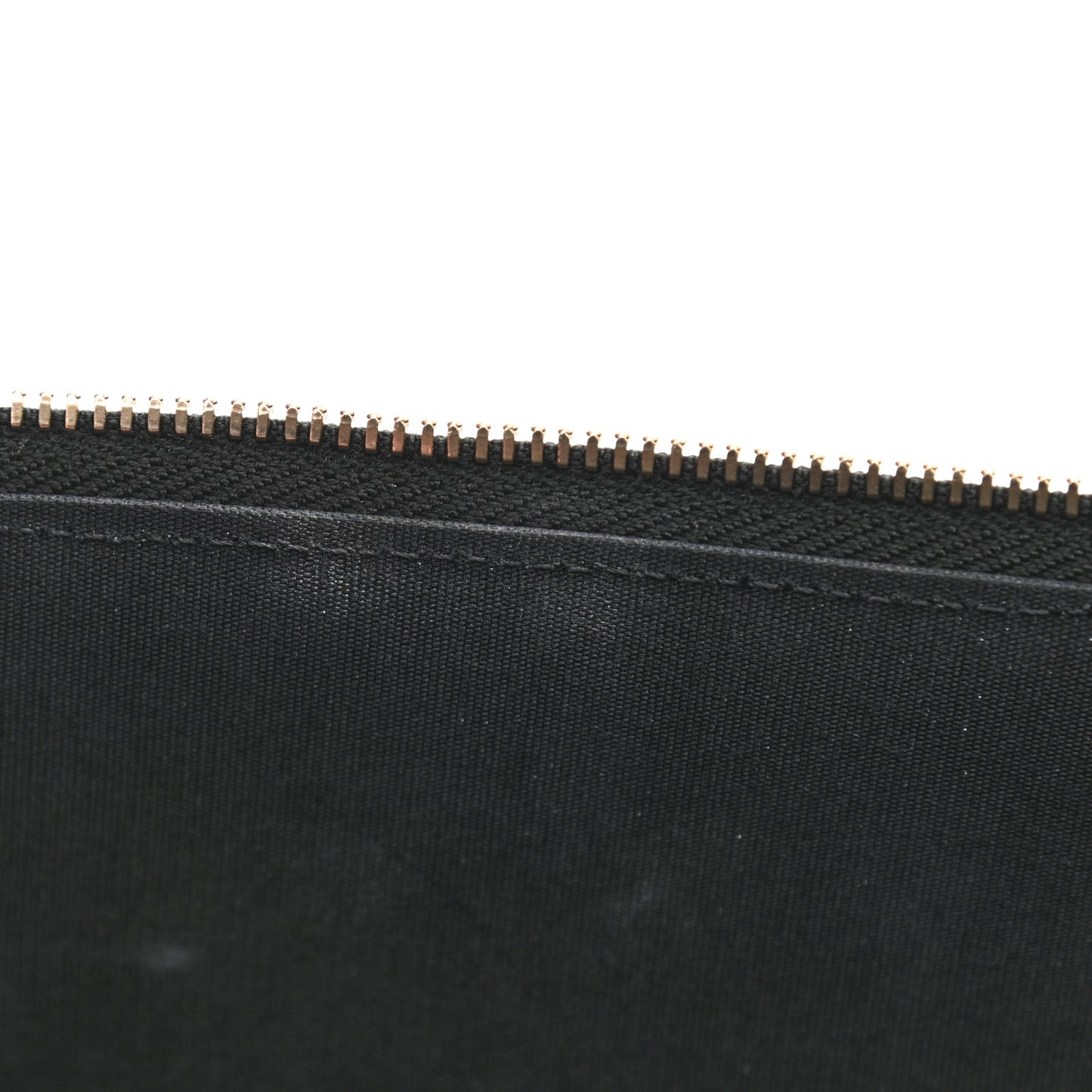 Lambskin Quilted Small Top Handle Vanity Case With Chain Black