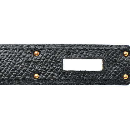 Hermes Epsom Kelly Sellier 28 Black 7 of 15