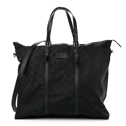 Gucci Nylon Monogram Light Duffle Bag Black 1 of 11