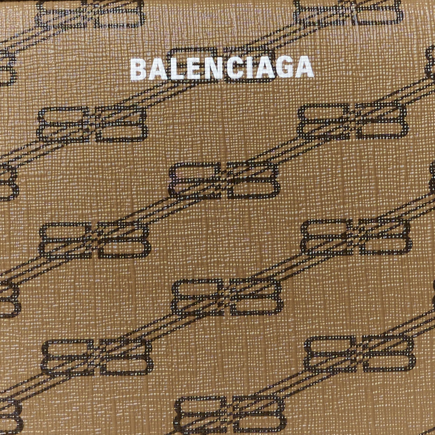 Balenciaga Coated Canvas BB Monogram Medium Signature Camera Bag Beige Brown 8 of 10