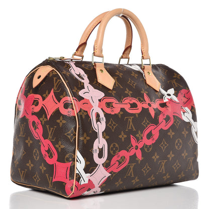 Louis Vuitton Monogram Bay Speedy 30 Rose Ballerine Poppy 3 of 7