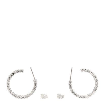 Tiffany Sterling Silver Narrow Somerset Hoop Earrings 3 of 5