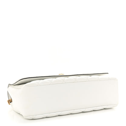Versace Nappa Quilted Medusa Medium Chain Crossbody White 4 of 14