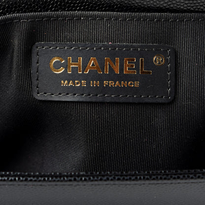 Chanel Caviar Quilted Medium Boy Flap Black 6 of 9