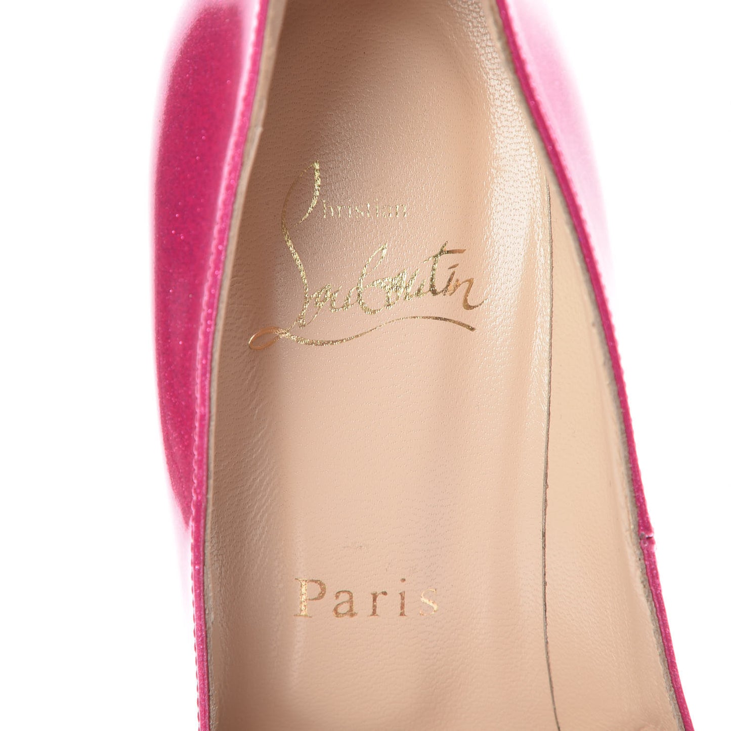 Patent Glitter 100 Pumps 37 Pink
