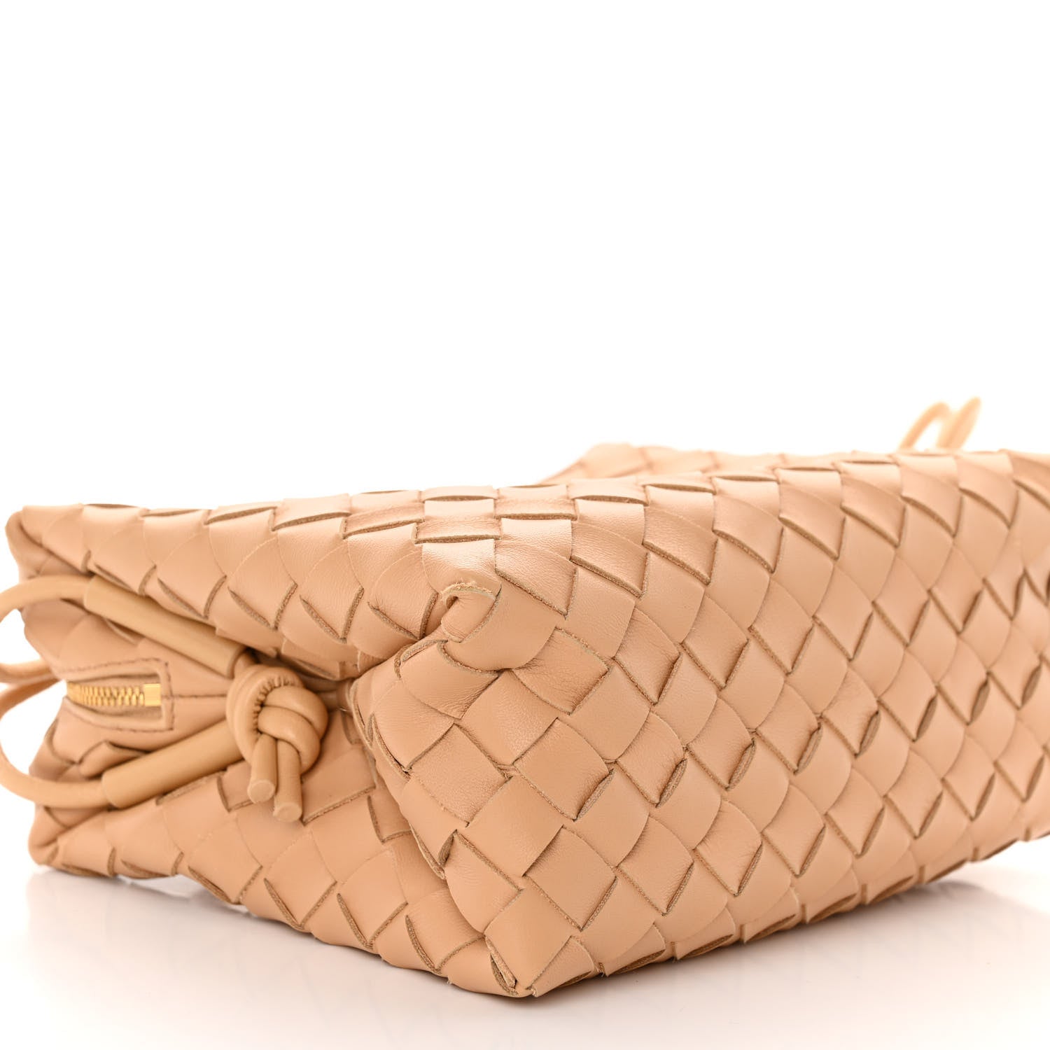 Bottega Veneta Nappa Intrecciato Small Loop Camera Bag Almond 8 of 9