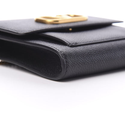Valentino Garavani Calfskin VLogo Crossbody Bag Black 7 of 9