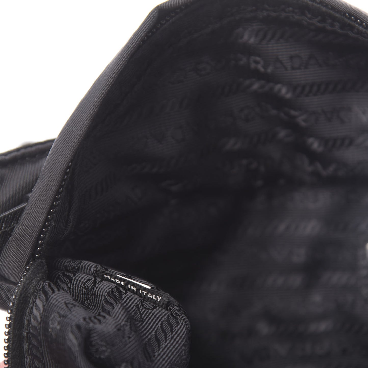 Tessuto Nylon Belt Bag Black