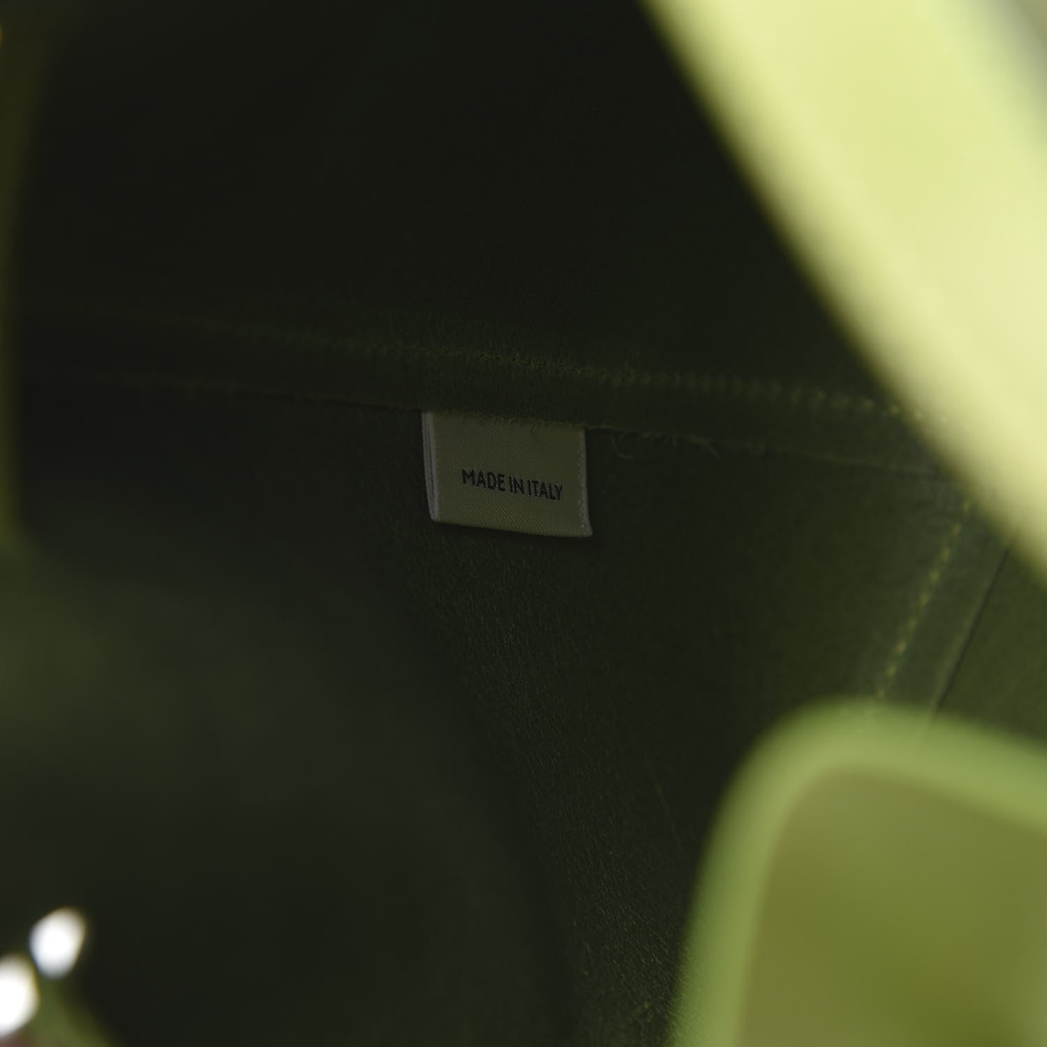 Mansur Gavriel Vegetable Tanned Calfskin Mini Bucket Bag Verde Raw 14 of 22