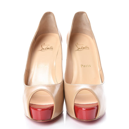 Christian Louboutin Kid Patent Vendome 120 Pumps 39.5 Corde Red 2 of 9