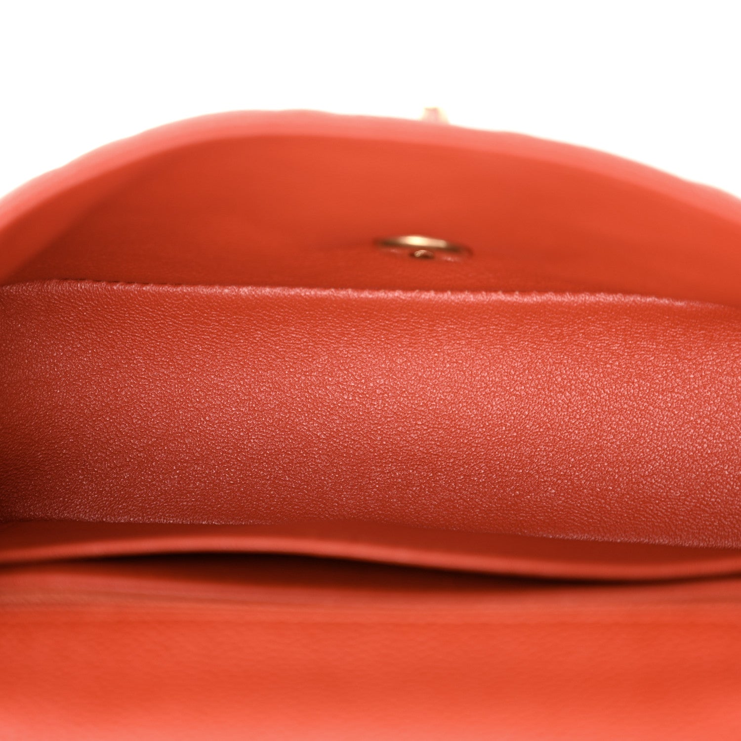 Chanel Pearly Caviar Quilted Mini Rectangular Flap Orange 5 of 11