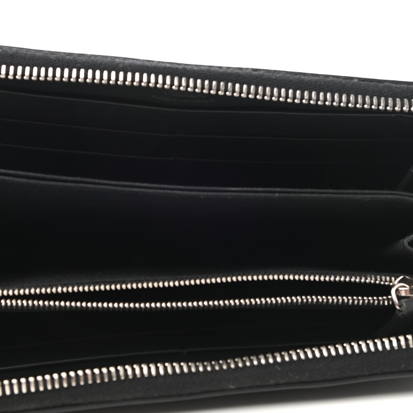 Vitello Century Opaco Mini Bug Eyes Zip Around Wallet Black
