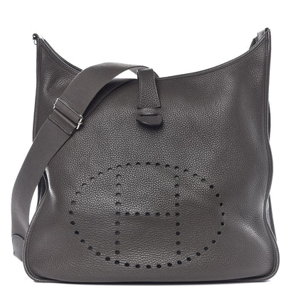 Hermes Taurillon Clemence Evelyne III TGM Graphite 1 of 8