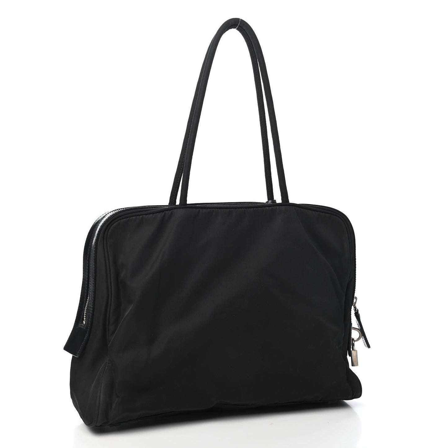 Tessuto Nylon Shopping Tote Black