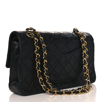 Chanel Lambskin Quilted Medium Double Flap Black 3 of 10