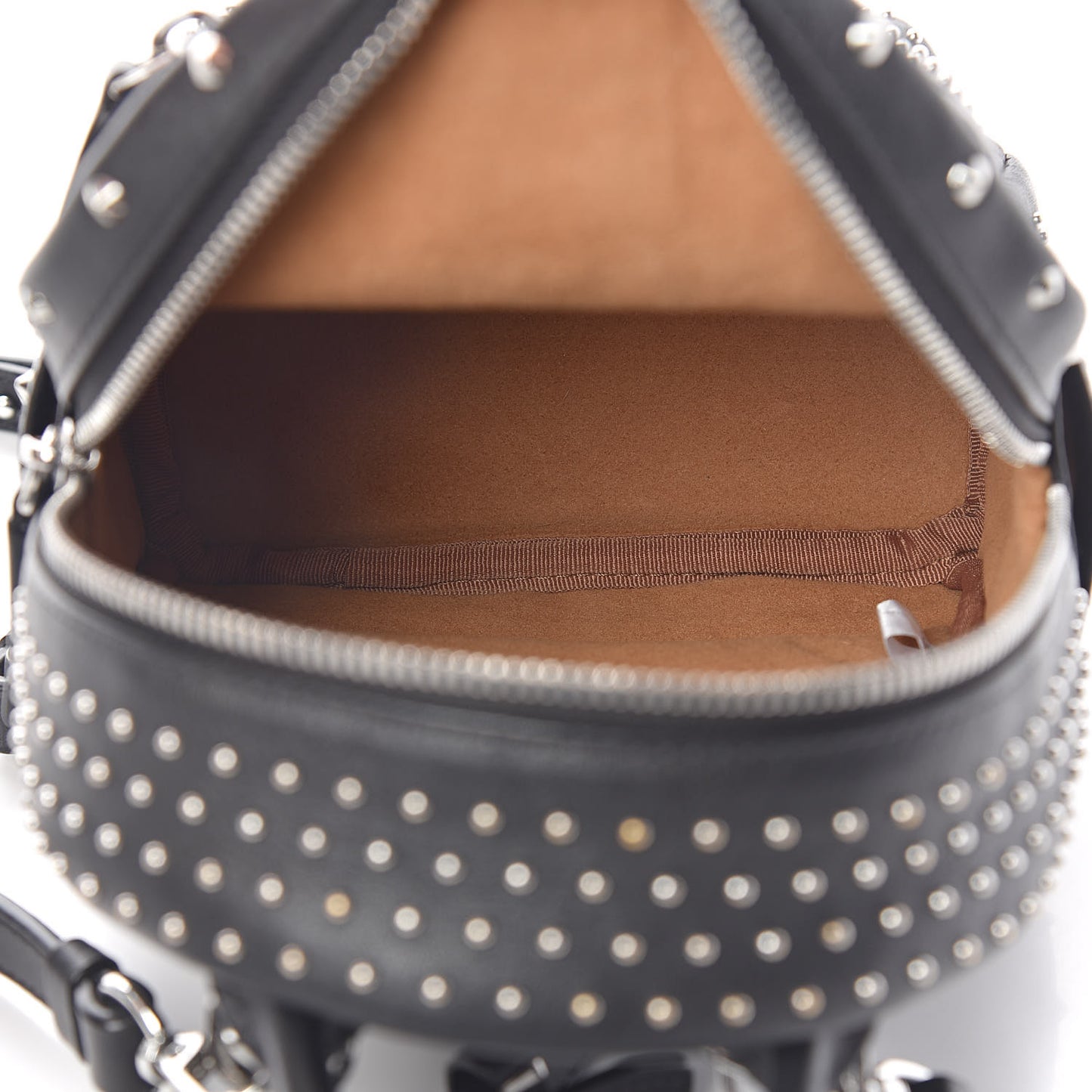 Calfskin Stud X-Mini Stark Bebe Boo Backpack Black