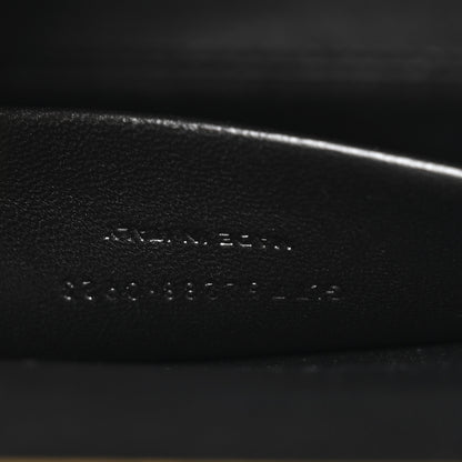 Saint Laurent Nappa Patent Calfskin Two-Toned Gaia Shoulder Bag Sea Salt Black 12 of 23