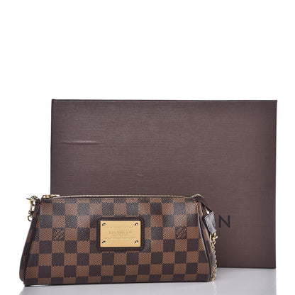 Louis Vuitton Damier Ebene Eva Clutch 9 of 9