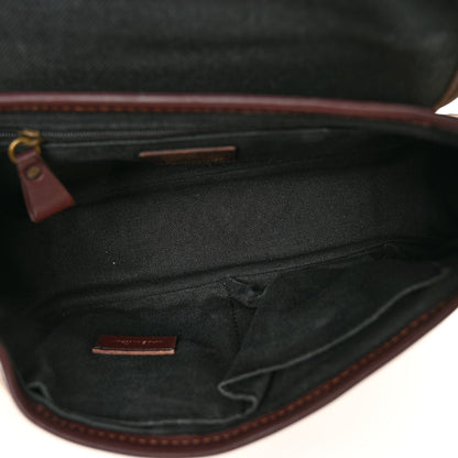 Burberry Haymarket Check Buckle Shoulder Bag Chocolate 5 of 10