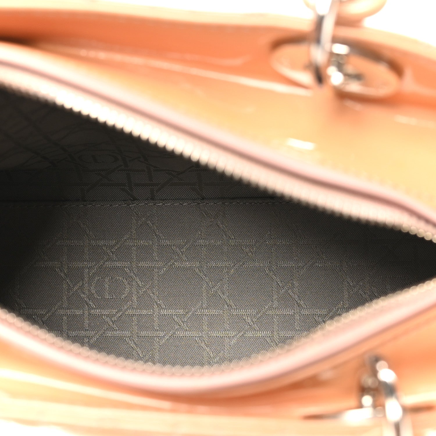 Christian Dior Patent Cannage Medium Lady Dior Rose Clair 5 of 10
