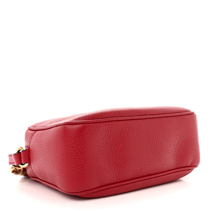 Gucci Pebbled Calfskin Small Soho Disco Bag Tabasco Red 4 of 11