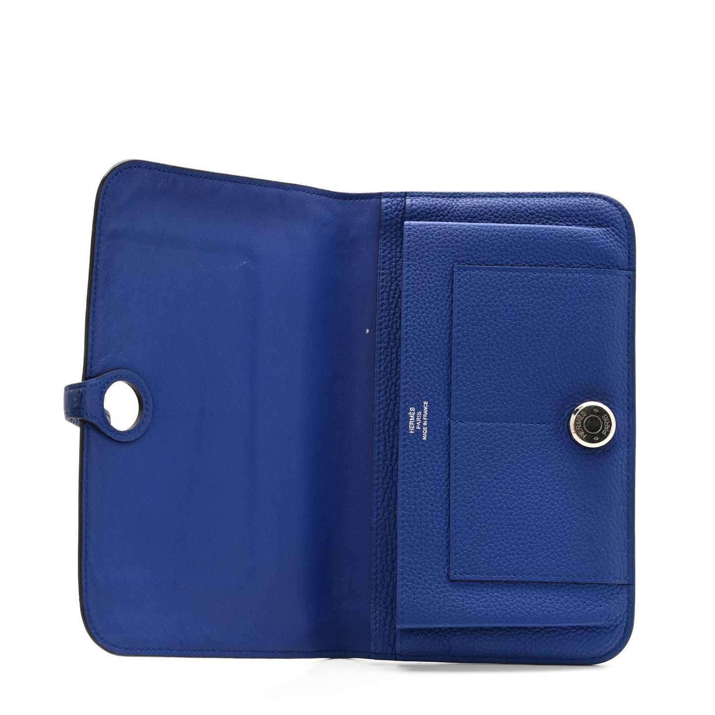 Togo Dogon Duo Wallet Bleu Electrique